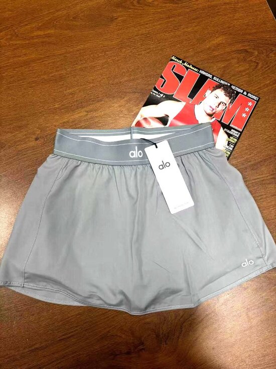 ALO Yoga Dresses & Skirts - 🎀Alo Grey Tennis Skirt 🎀 Sporty High-Waisted Low-Waisted Versatile